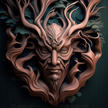 3D model st forest spirit (STL)